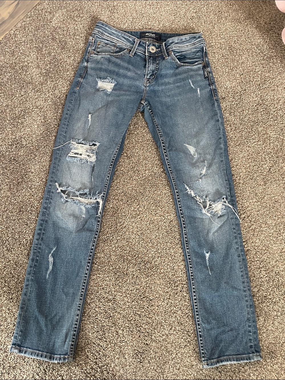 Silver jeans Slim Fit Distressed women’s